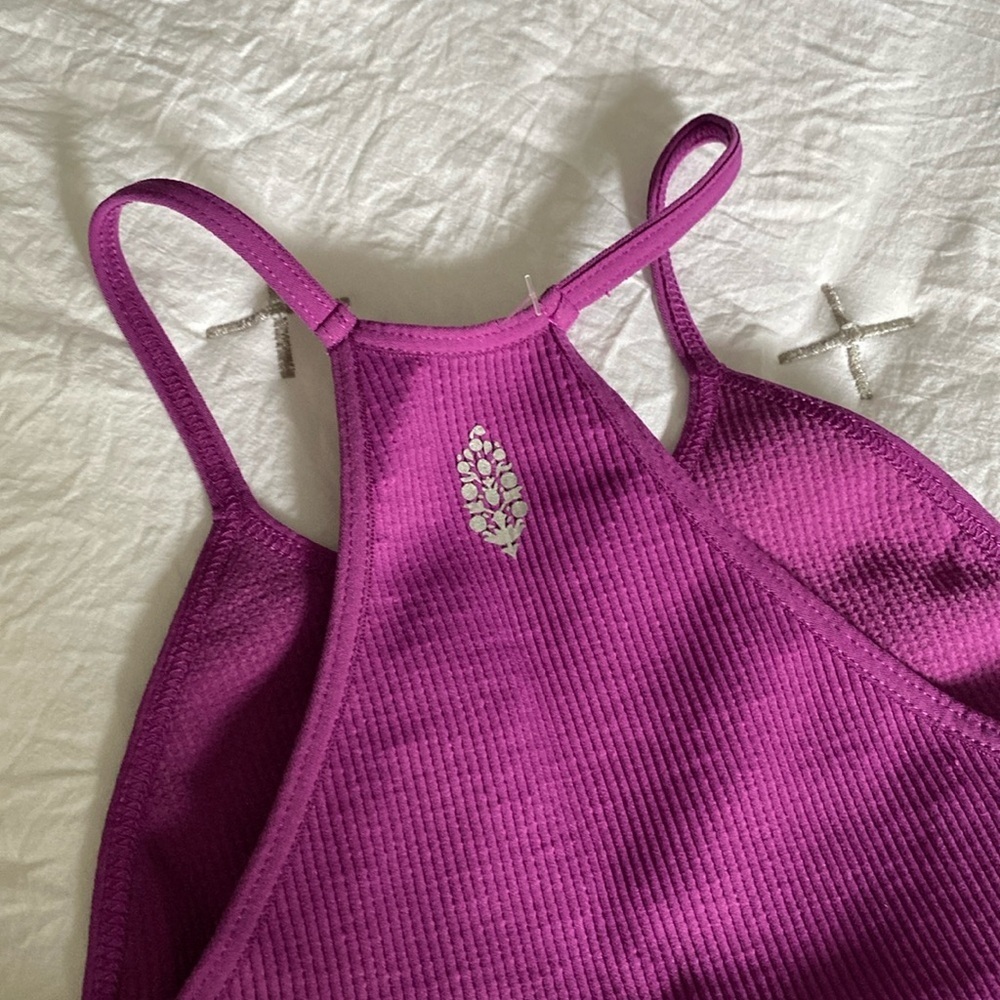 NWOT Free People Movement and Hatch Ribbed Crop Top - Picture 5 of 6